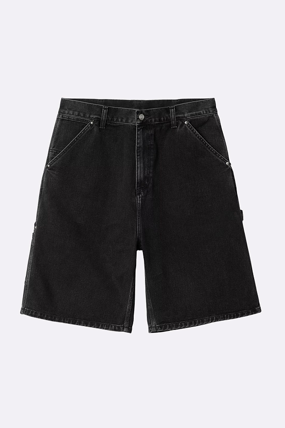 Мужские шорты Carhartt WIP Rivet Short (I034319-black st wshd)