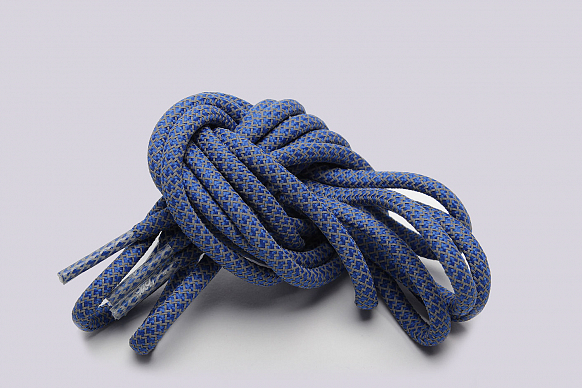 Шнурки Rope Lace Supply 3M Reflective Laces (3M blue 48 кругл) - фото 2 картинки