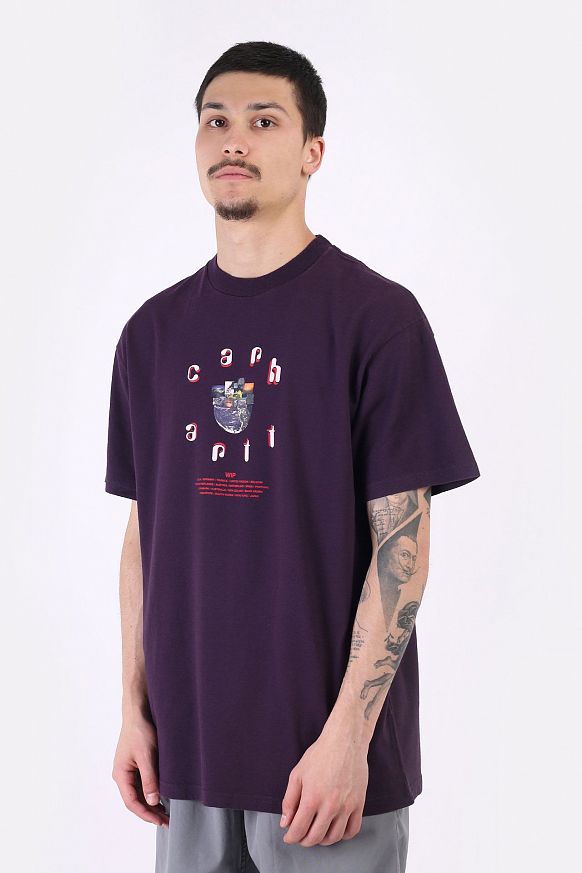 Мужская футболка Carhartt WIP S/S Unite T-Shirt (I029616-dark iris)
