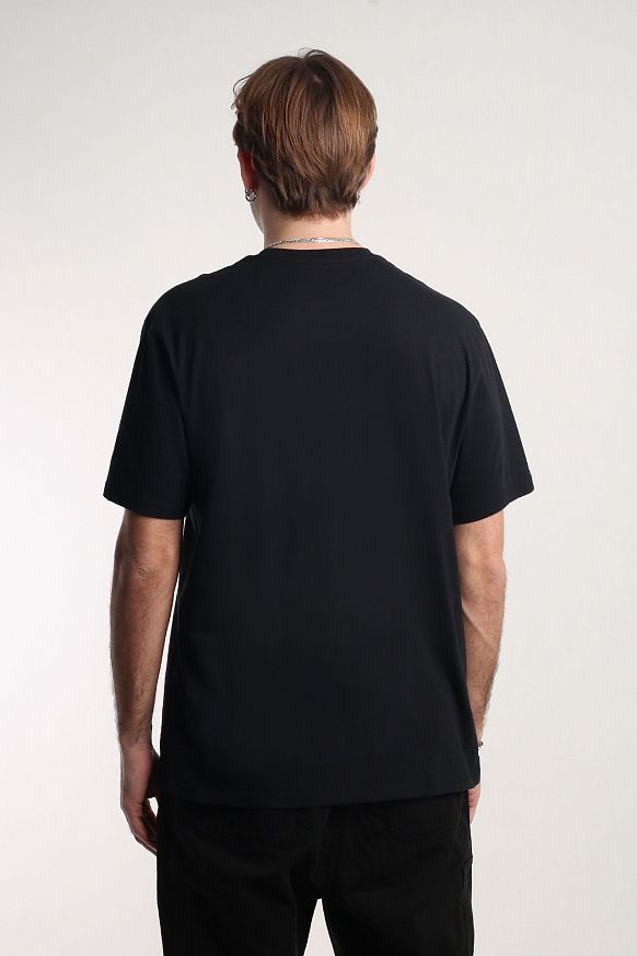 Мужская футболка Carhartt WIP Standart Crew Neck T-Shirt (2 Pack) (I029370-black/black) - фото 4 картинки