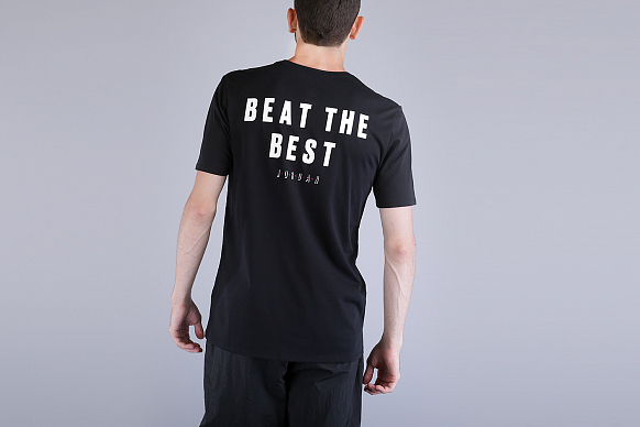 Мужская футболка Jordan Dry Beat The Best (886120-010) - фото 3 картинки