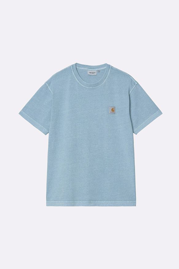 Мужская футболка Carhartt WIP S/S Nelson T-Shirt (I029949-clay blue garm dy)