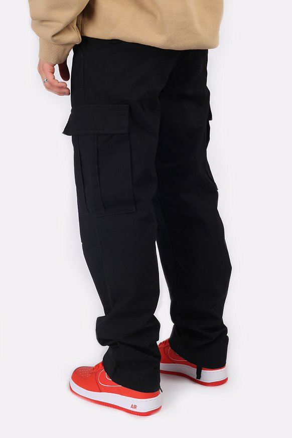 Мужские брюки Carhartt WIP Regular Cargo Pant (I032467-black) - фото 3 картинки
