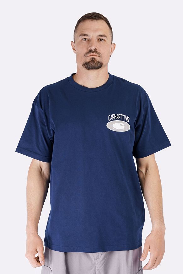 Мужская футболка Carhartt WIP S/S Tire T-Shirt (I034666-ink) - фото 3 картинки