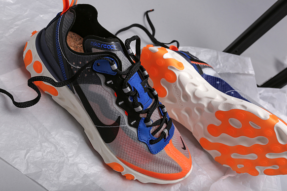 Мужские кроссовки Nike React Element 87 (AQ1090-004) - фото 4 картинки