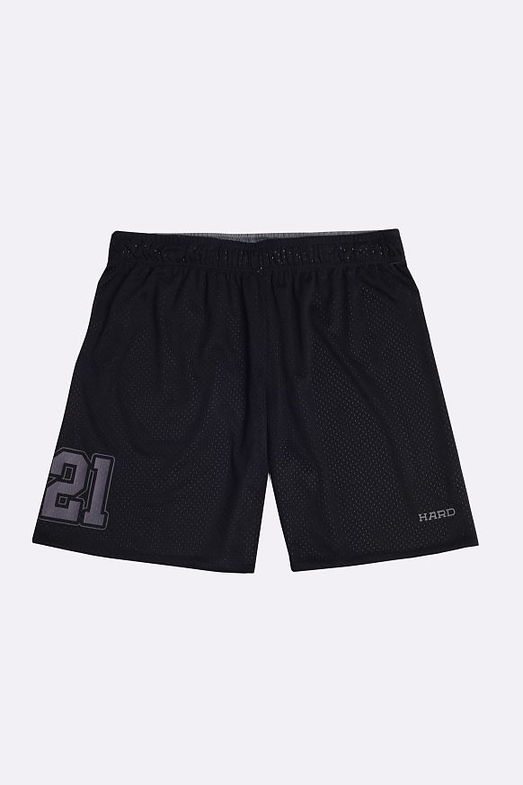 Мужские шорты Hard NBA Team Reversible Shorts (NBAteam21-black-grey) - фото 2 картинки