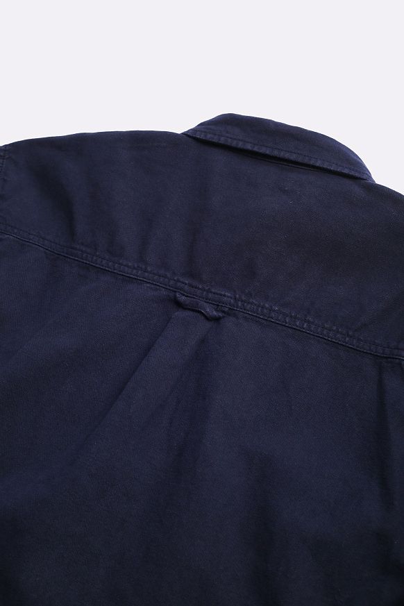 Мужская рубашка Carhartt WIP Walter Shirt Jac (I033578 Dark-navy) - фото 5 картинки