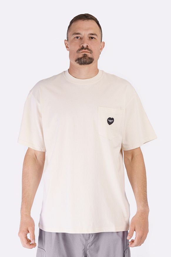 Мужская футболка Carhartt WIP S/S Ingo Pocket T-Shirt (I034486-undyed) - фото 2 картинки