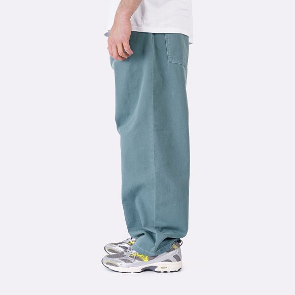 Мужские брюки Carhartt WIP Brandon Pant (I034809-silver pine st dy) - фото 5 картинки