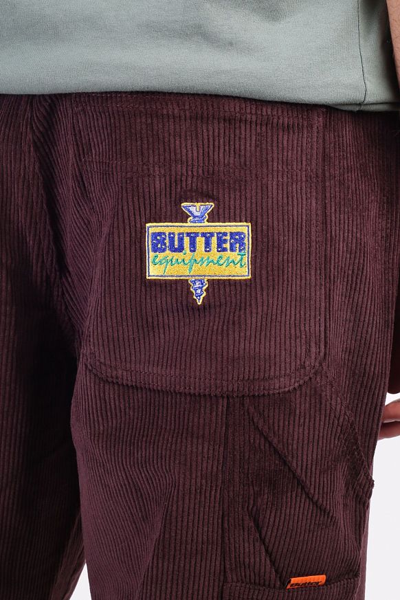 Мужские брюки Butter Goods High Wale Cord Work Pants (PANTS-dusty plum) - фото 4 картинки