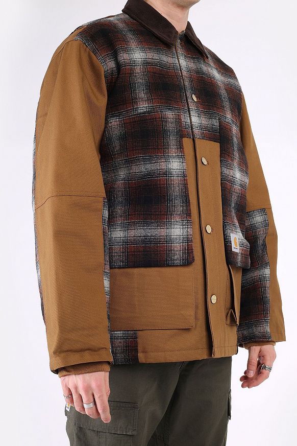 Мужская куртка Carhartt WIP Highland Jacket (I029456-h brwn offroad) - фото 6 картинки