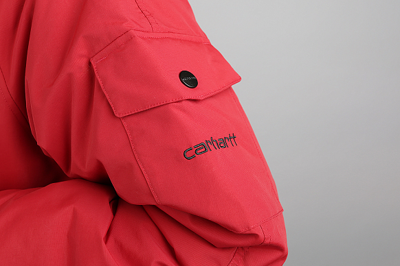 Мужская куртка Carhartt WIP Anchorage Parka (I021866-red/black) - фото 5 картинки