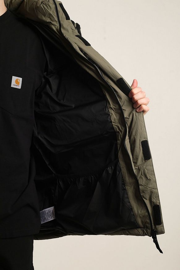 Мужская куртка Carhartt WIP Milton Jacket (I030824-seaweed) - фото 11 картинки