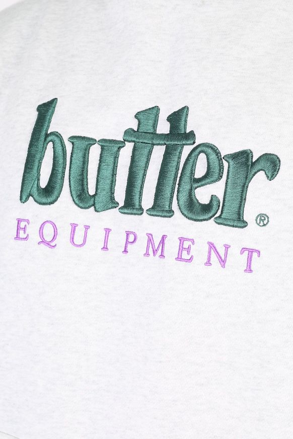Мужская толстовка Butter Goods Equipment Hoodie (Equipment h-ash grey) - фото 2 картинки