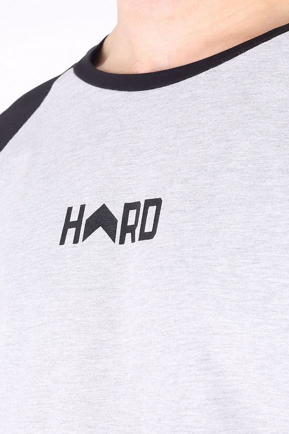 Мужская футболка Hard Logo Longsleeve (Hard grey*) - фото 2 картинки