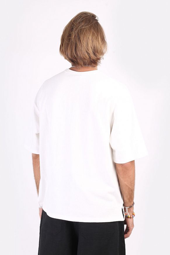 Мужская футболка FrizmWORKS Weawe 38 Logo Tee (SSTS055-white) - фото 4 картинки