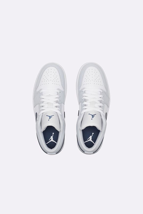 Мужские кроссовки Jordan 1 Low (553558-400) - фото 4 картинки