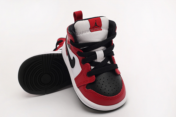 Детские кроссовки Jordan 1 Mid (TD) (640735-069) - фото 5 картинки
