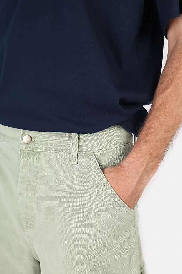 Мужские шорты Carhartt WIP Single Knee Short (I027942-pale spearmint) - фото 4 картинки