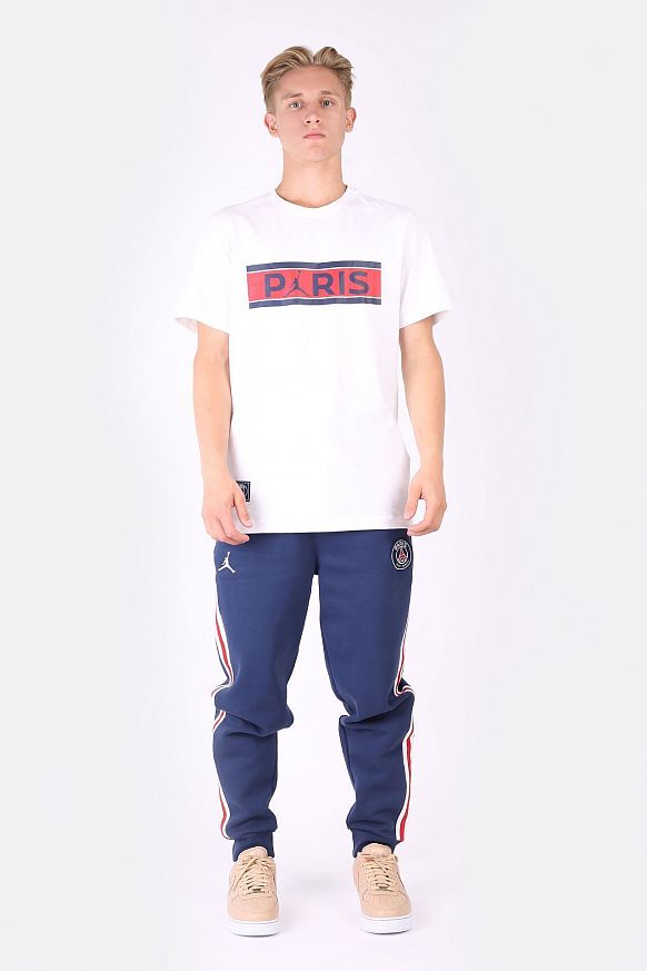 Мужская футболка Jordan Paris Saint-Germain T-Shirt (DB6510-100) - фото 5 картинки