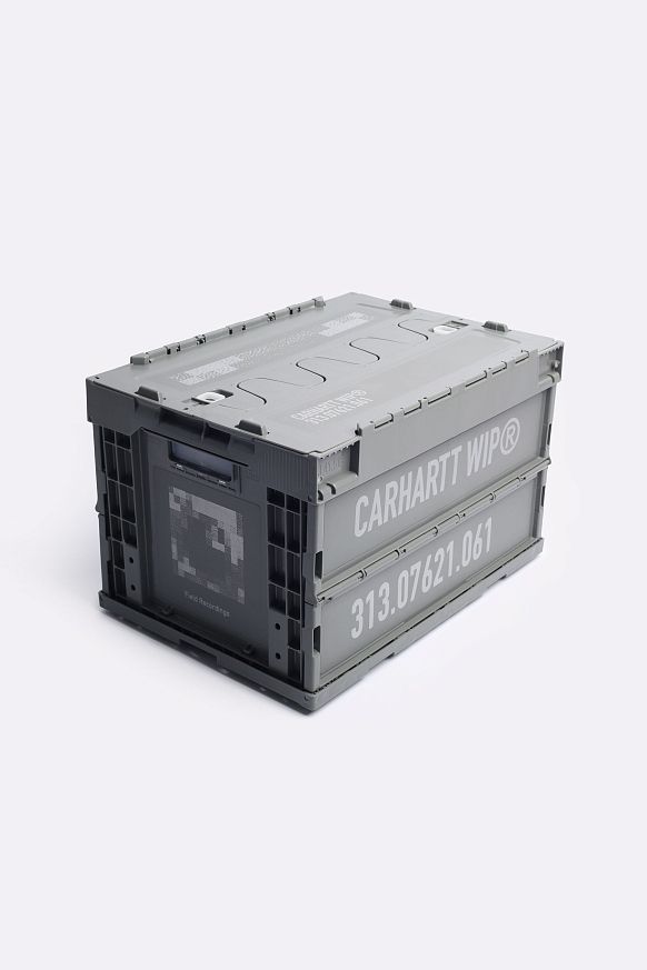Ящик складной Carhartt WIP Tour Foldable Container (I034891-sm grn/reflective) - фото 3 картинки