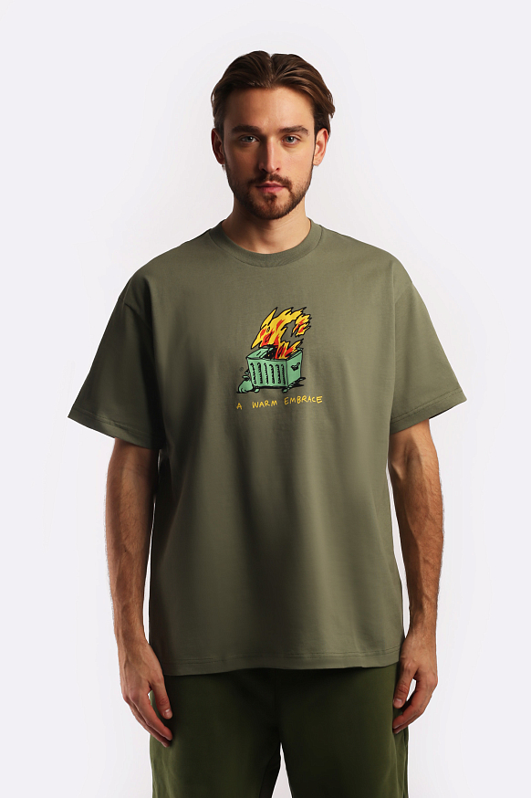Мужская футболка Carhartt WIP S/S Warm Embrace T-Shirt (I032390-green) - фото 2 картинки