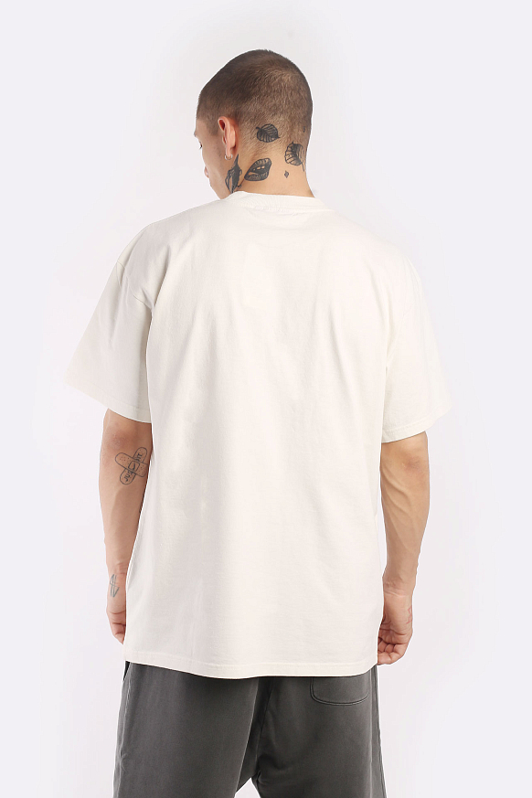 Мужская футболка Carhartt WIP S/S Scribe T-Shirt (I031759-wax) - фото 5 картинки