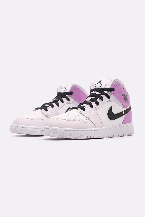 Женские кроссовки Jordan 1 Mid (GS) (DQ8423-501*) - фото 4 картинки