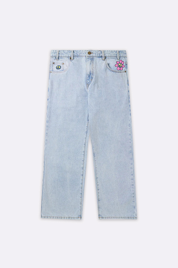 Мужские джинсы Butter Goods Flower Denim Jeans (Flower Denim-lht blue)