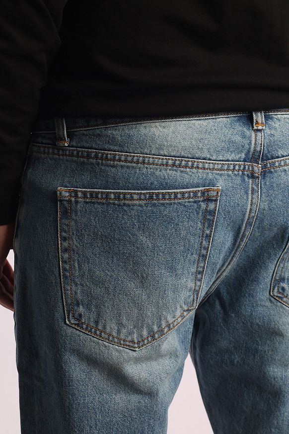 Мужские брюки FrizmWORKS Originals Garments Denim Pants (FZWOGPT012-blue) - фото 6 картинки