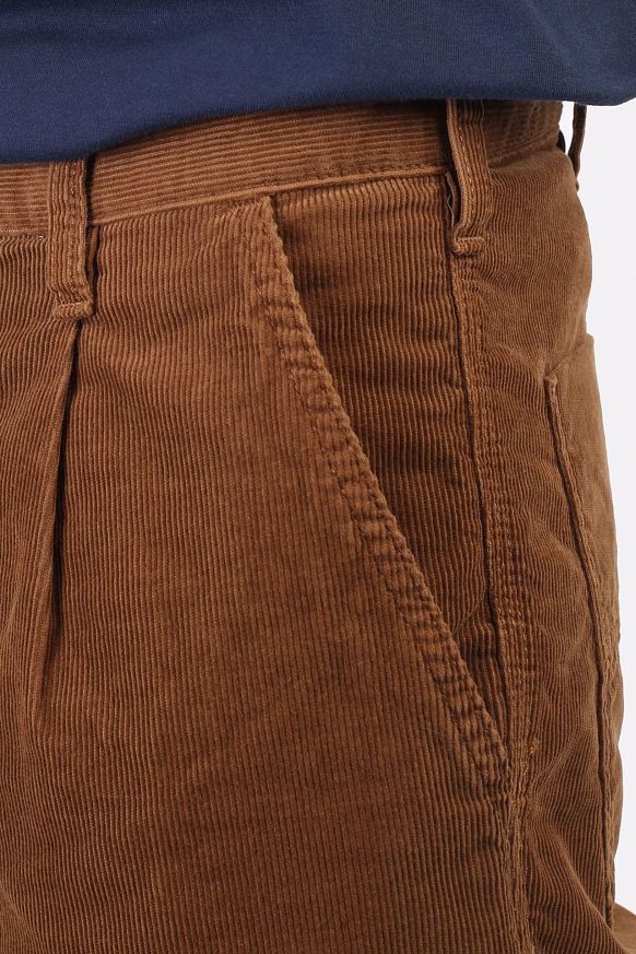 Мужские брюки Carhartt WIP Abbott Pant (I029804-hamilton brown) - фото 2 картинки