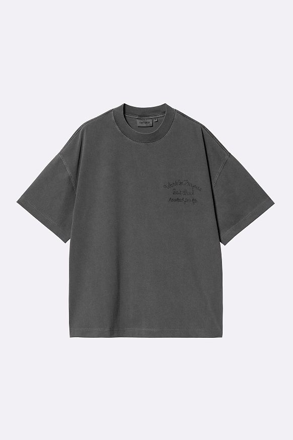 Мужская футболка Carhartt WIP S/S Bait Shack T-Shirt (I034660-black garm dyd)