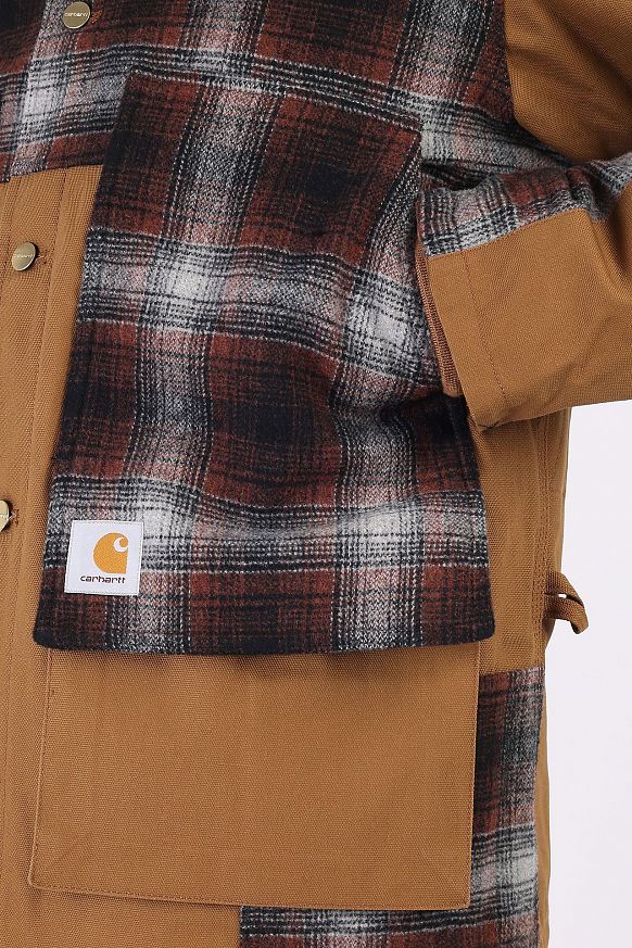 Мужская куртка Carhartt WIP Highland Jacket (I029456-h brwn offroad) - фото 4 картинки