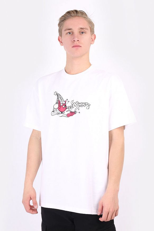 Мужская футболка Carhartt WIP S/S Kogancult Wizard T-Shirt (I029632-white)