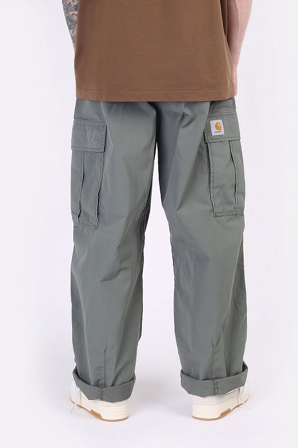 Мужские брюки Carhartt WIP Cole Cargo Pant (I030477-thyme) - фото 6 картинки