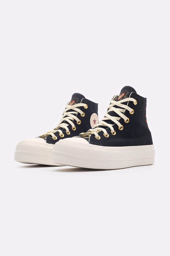 Женские кеды Converse CTAS Lift HI (A05138) - фото 4 картинки