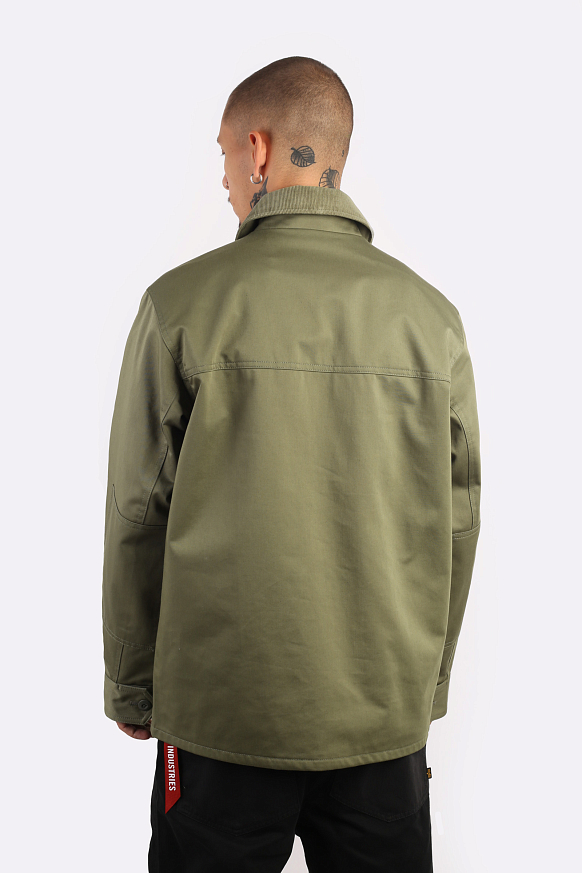 Мужская куртка Alpha Industries Corduroy Panel Jacket (MJC53500C1-green) - фото 4 картинки