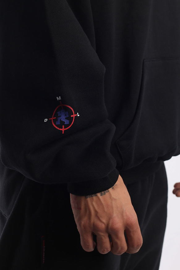 Мужская толстовка DeMarcoLab Enlightment Hoodie x Domestik (DM22EX04-DM02-blk) - фото 3 картинки