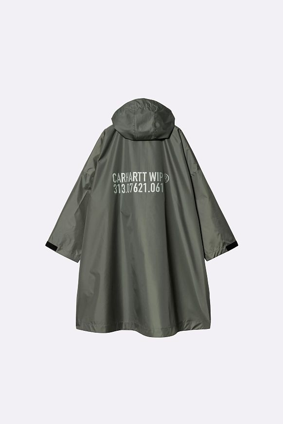Мужской дождевик Carhartt WIP Tour Packable Rain Poncho (I034884-sm grn/reflective) - фото 2 картинки