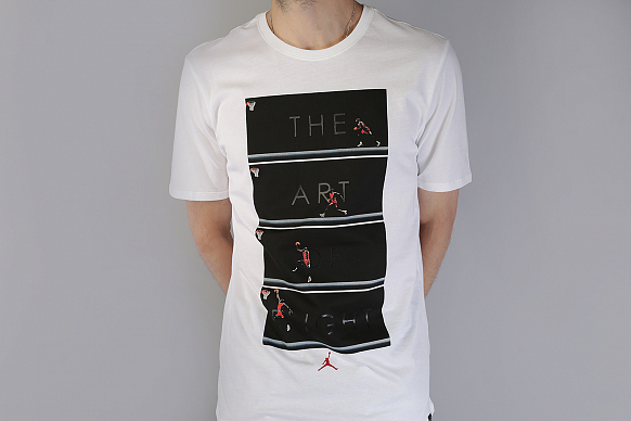 Мужская футболка Jordan The Art of FlightT-Shirt (905931-100) - фото 2 картинки