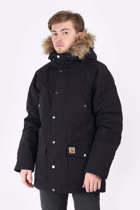 Мужская куртка Carhartt WIP Trapper Parka (I028129-black)
