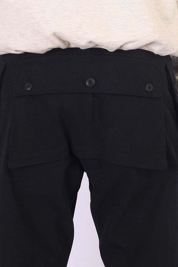 Мужские брюки Uniform Bridge HBT P44 Pants (22FW nbt P44 pants-blk) - фото 7 картинки