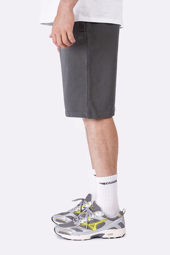 Мужские шорты Alpha Industries Essential French Terry Short (MBE55001C1-charcoal) - фото 6 картинки