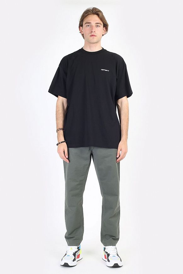 Мужская футболка Carhartt WIP S/S Nils T-Shirt (I030111-black/white) - фото 5 картинки