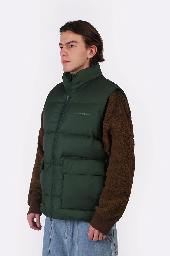 Мужской жилет Carhartt WIP Springfield Vest (I032265-tree/duck grn) - фото 3 картинки