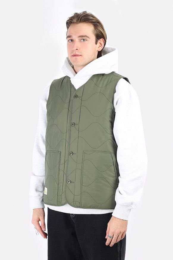 Мужской жилет Butter Goods Gore Reversible Vest (VEST-army/black)