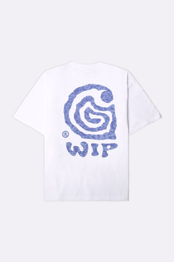 Мужская футболка Carhartt WIP S/S Helix T-shirt (I035194 White) - фото 2 картинки