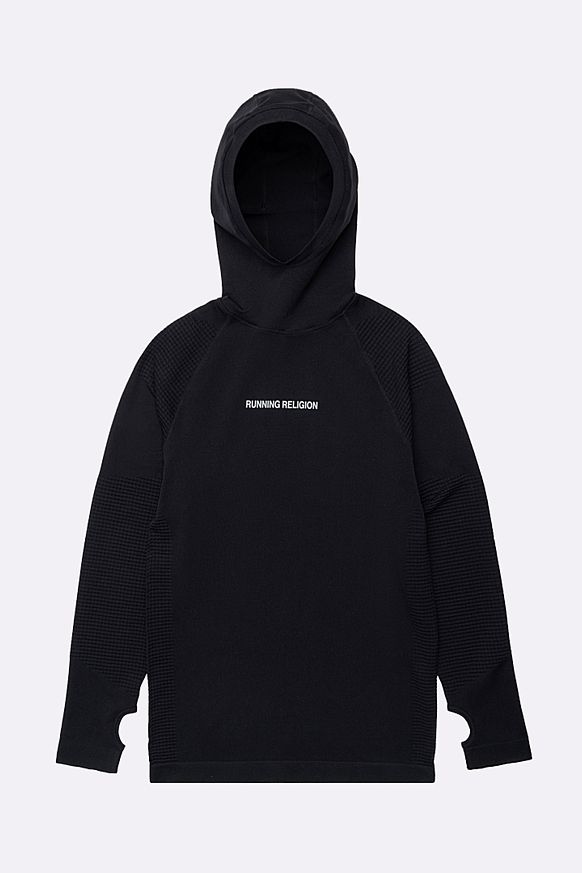 Мужская толстовка Running Religion WAFFLE THERMO HOODIE (WAFFLE THERMO HOODIE blac)