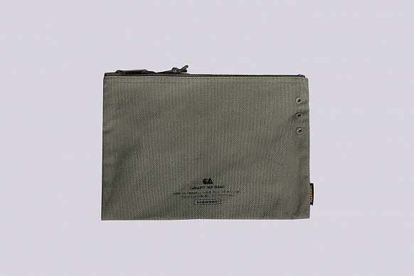 Косметичка Carhartt WIP Camp Pouch Large (l022608-rvr grn/blk)