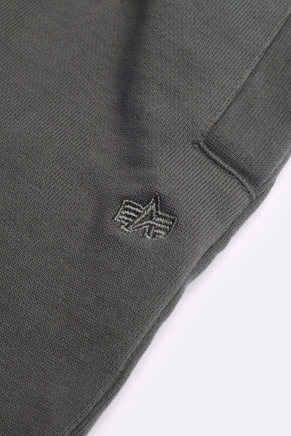 Мужские шорты Alpha Industries Essential French Terry Short (MBE55001C1-charcoal) - фото 2 картинки
